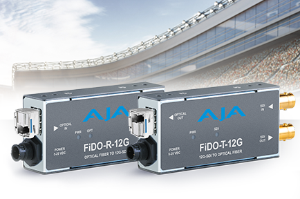 AJA Introduces New FiDO 12G SDI/Optical Fiber Mini-Converters at IBC 2017